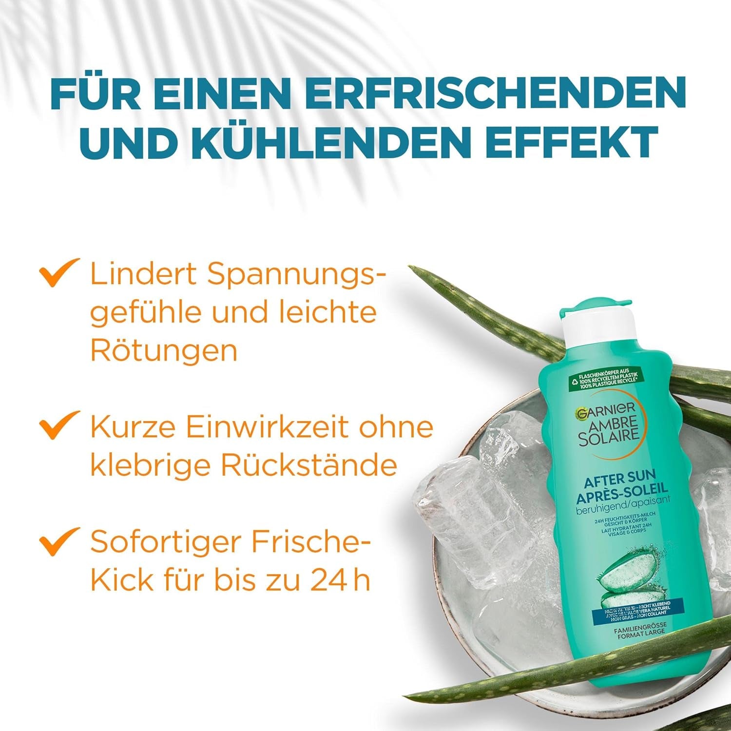 Garnier Ambre Solaire Apres Feuchtigkeitsmilch 400Ml
