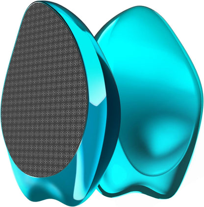 2In1 Nano Glas Hornhautentferner,Hochwirksame Hornhaut Entfernung Für Nass&Trocken Füsse,Professionelle Hornhautfeile Hornhautraspel Zur Fußpflege Sicher&Schnell Hornhautentfernung (Blau)