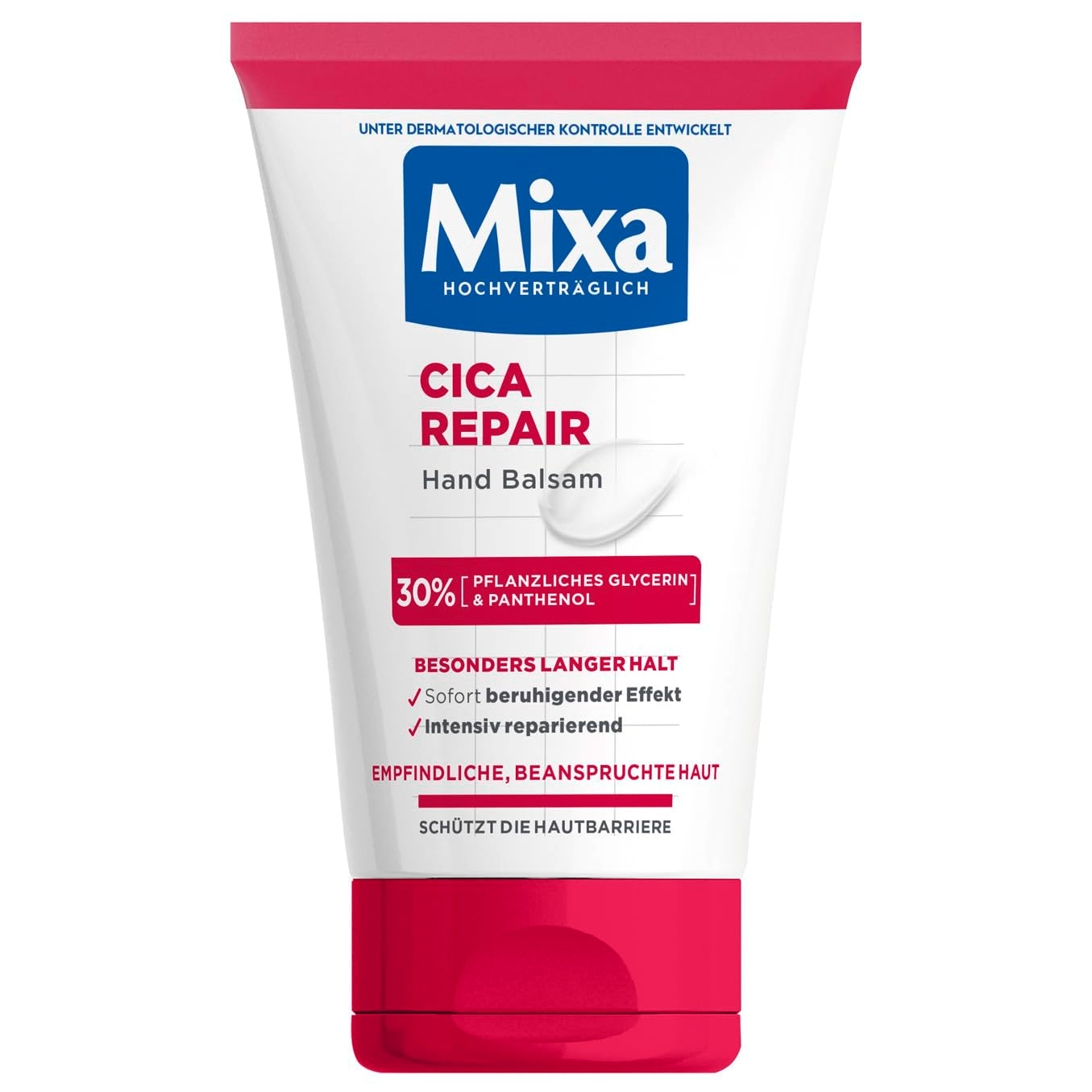 Mixa Cica Repair Hand Balsam, Feuchtigkeitsspendende Und Intensiv Reparierende Handcreme, 50 Ml
