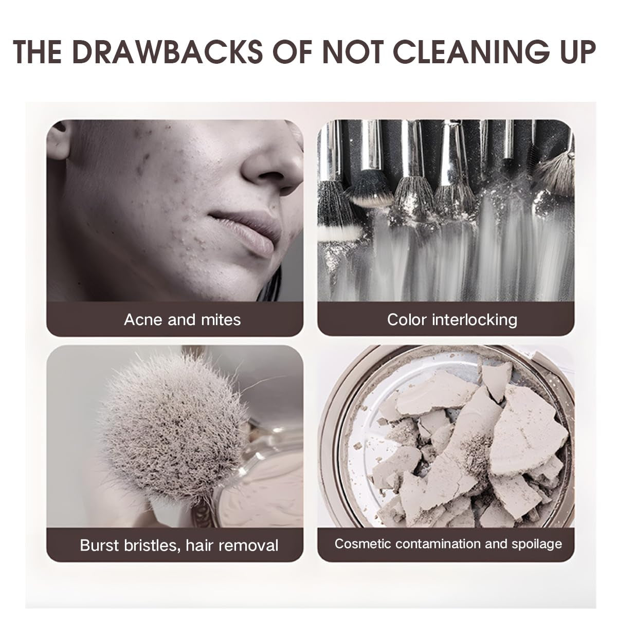 Make up Pinselreiniger Trockner, Make up Pinsel Reiniger, Pinselreiniger, USB Automatische Tiefenkosmetik Reinigungsgerät Make up Pinselwerkzeug Für Aller Größen